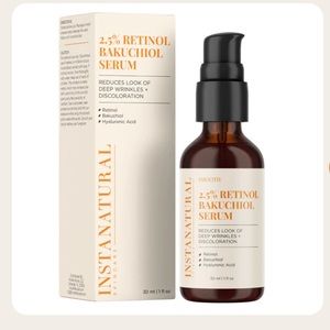 💜 InstaNatural 2.5% Retinol Bakuchiol Serum NWT